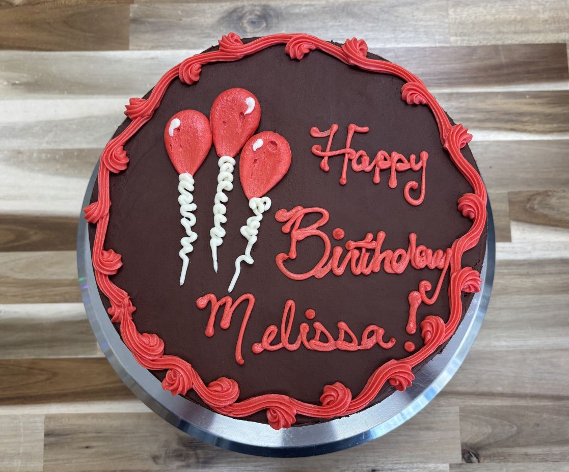 Gluten Free Vanilla Cake w/ Chocolate